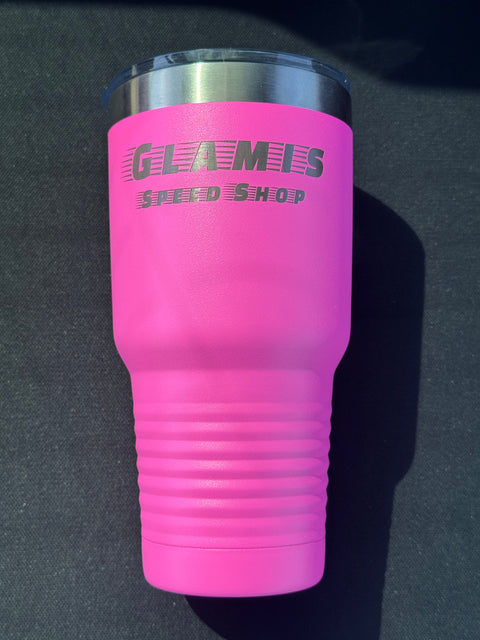 30 Oz Polar Camel Tumbler -- Glamis Speed Shop 'Speedlines' Design