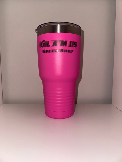 30 Oz Polar Camel Tumbler -- Glamis Speed Shop 'Speedlines' Design